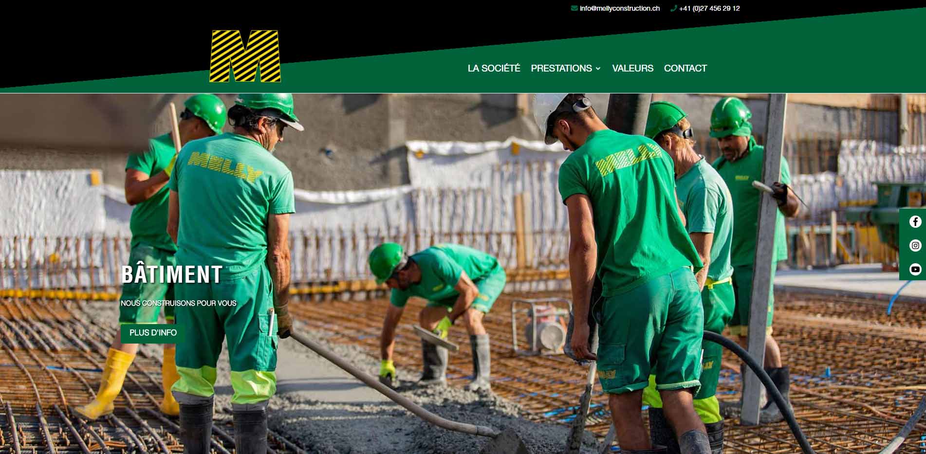 melly-website Melly Constructions website