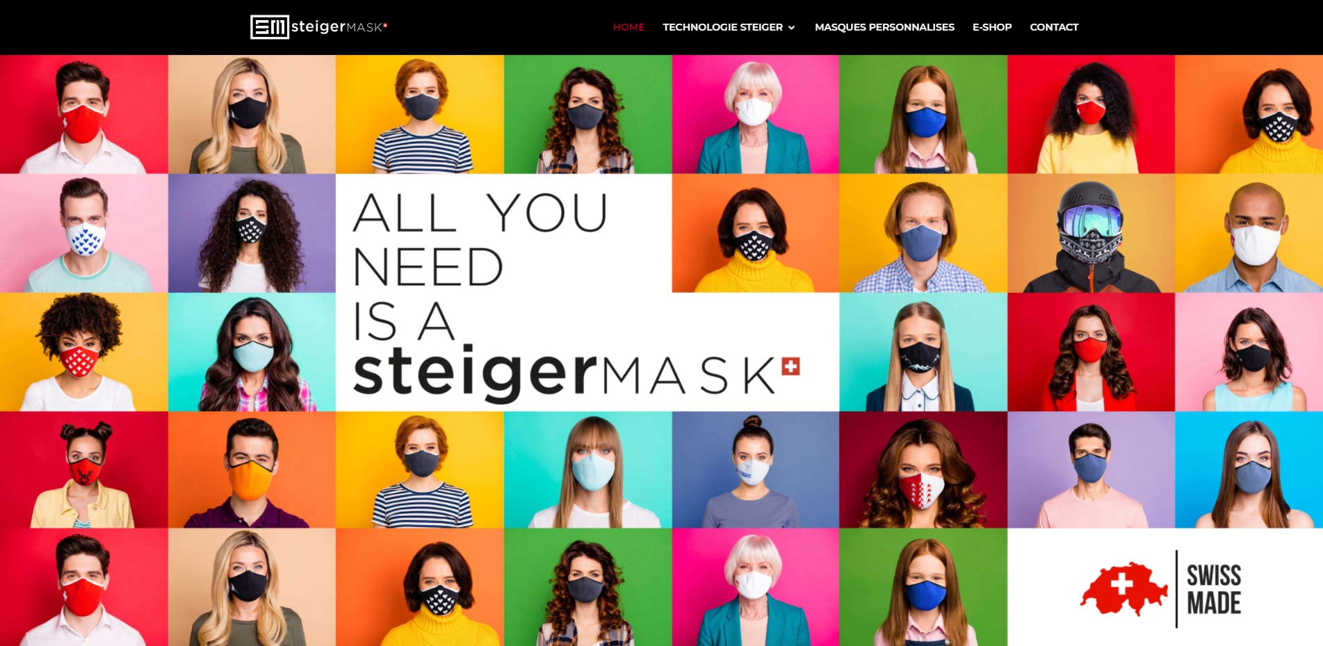 steiger-mask-homepage Dis7 website