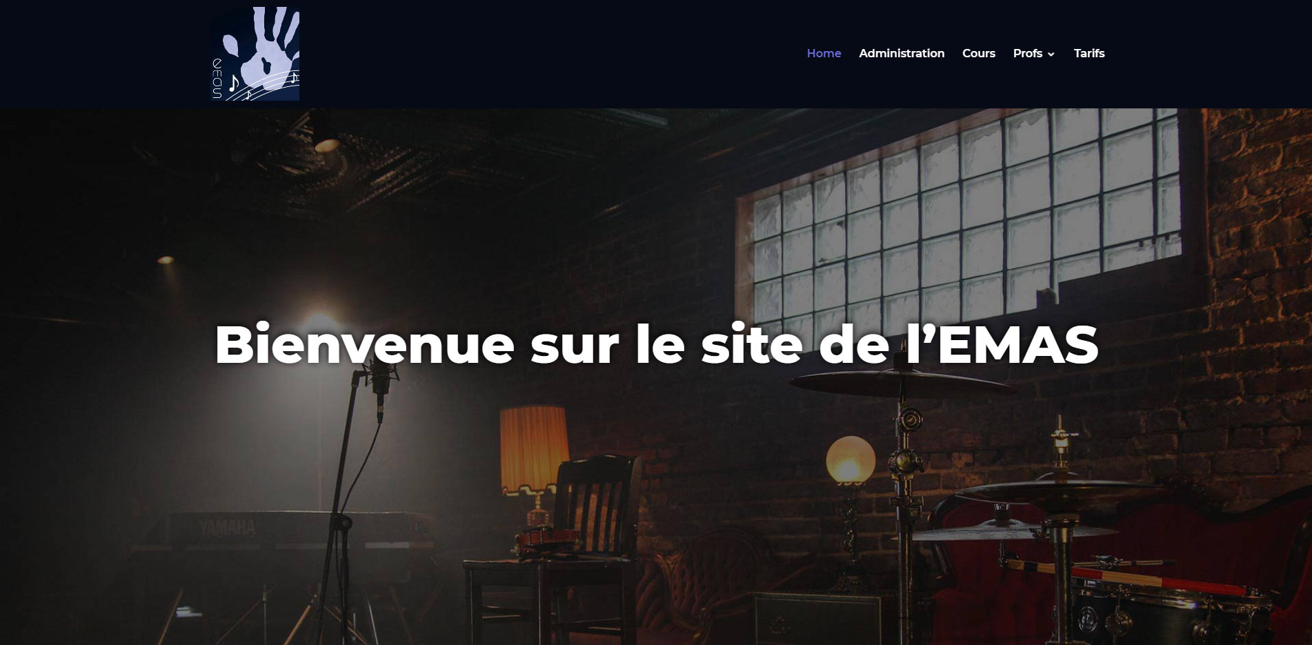 emas homepage website EMAS Savièse site web