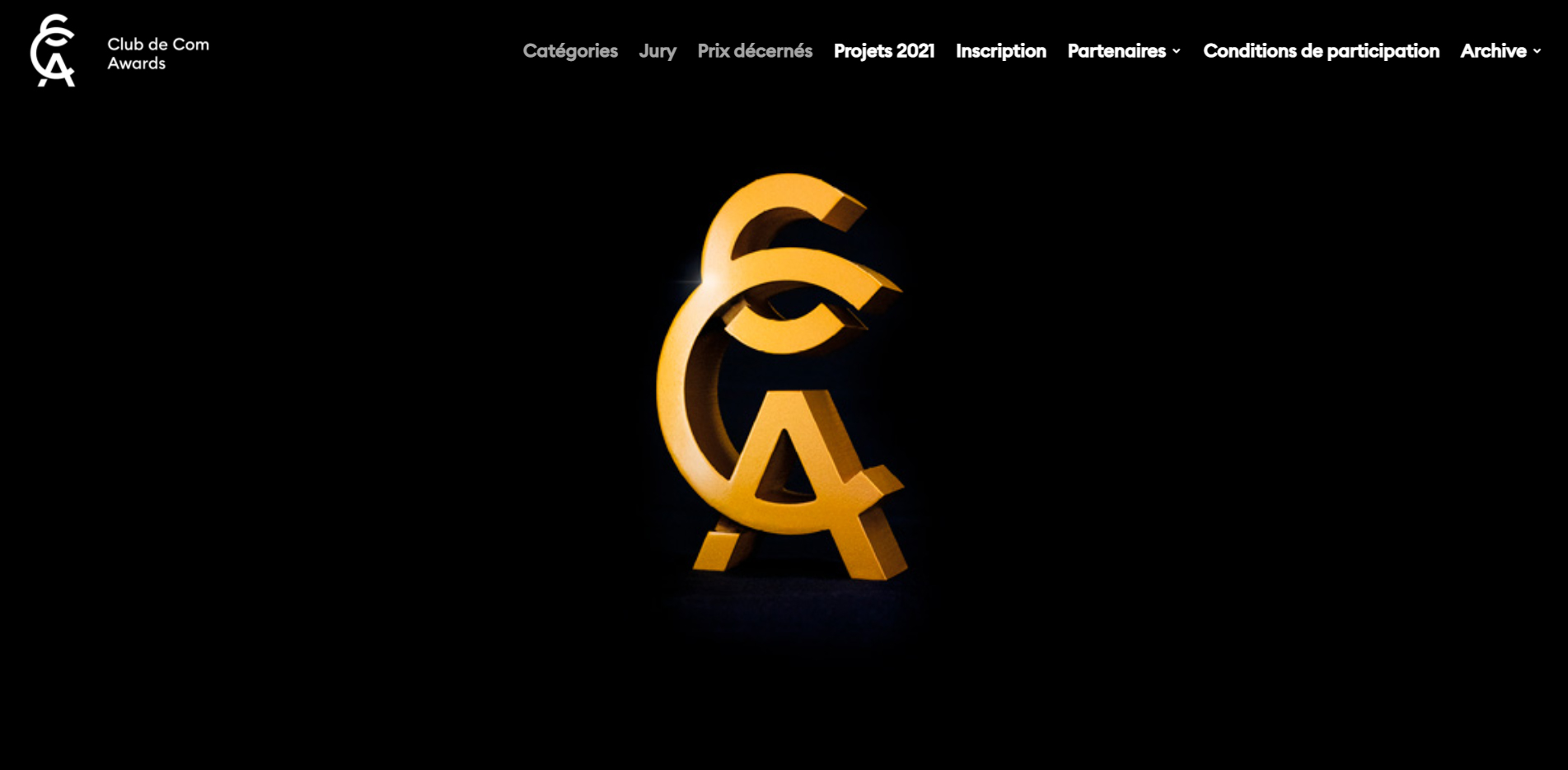 homepage Club de Com Awards homepage Club de Com Awards