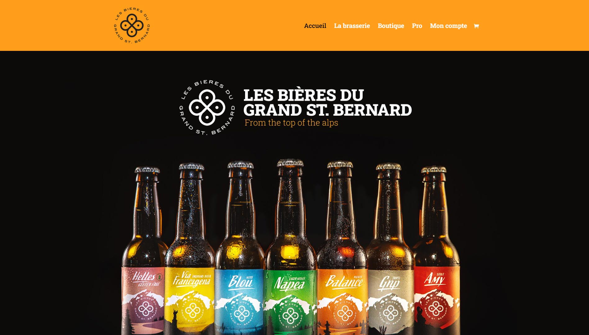 Sierre-Zinal shop homepage homepage site bières du grand st bernard