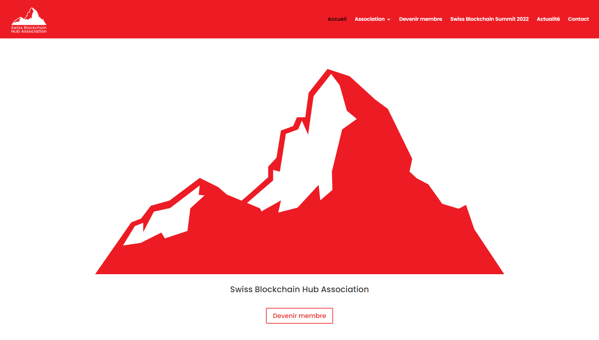 homepage-swiss-blockchain-hub-association homepage site web Swiss Blockchain Hub Association