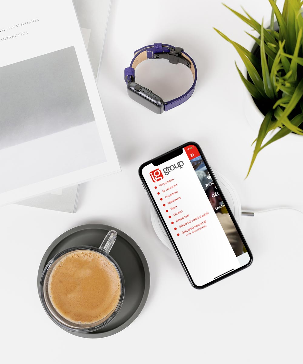 Visuel application IG Group